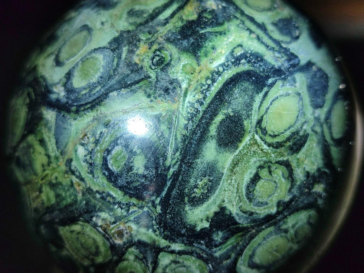 Polished Stromatolite "Kambamba Jasper" Spheres x 2 From Katsepy, Madagascar