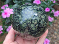 Polished Stromatolite "Kambamba Jasper" Spheres x 2 From Katsepy, Madagascar