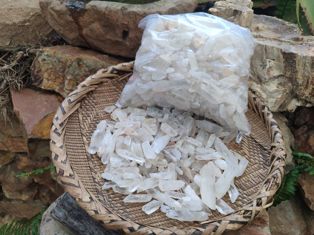 Natural Mine Run Clear Quartz Crystals x 3 Kg Lot From Ambatofinandrahana, Madagascar