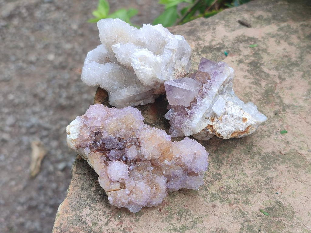 Natural Mix of Spirit Quartz Clusters x 13 From Boekenhouthoek, South Africa