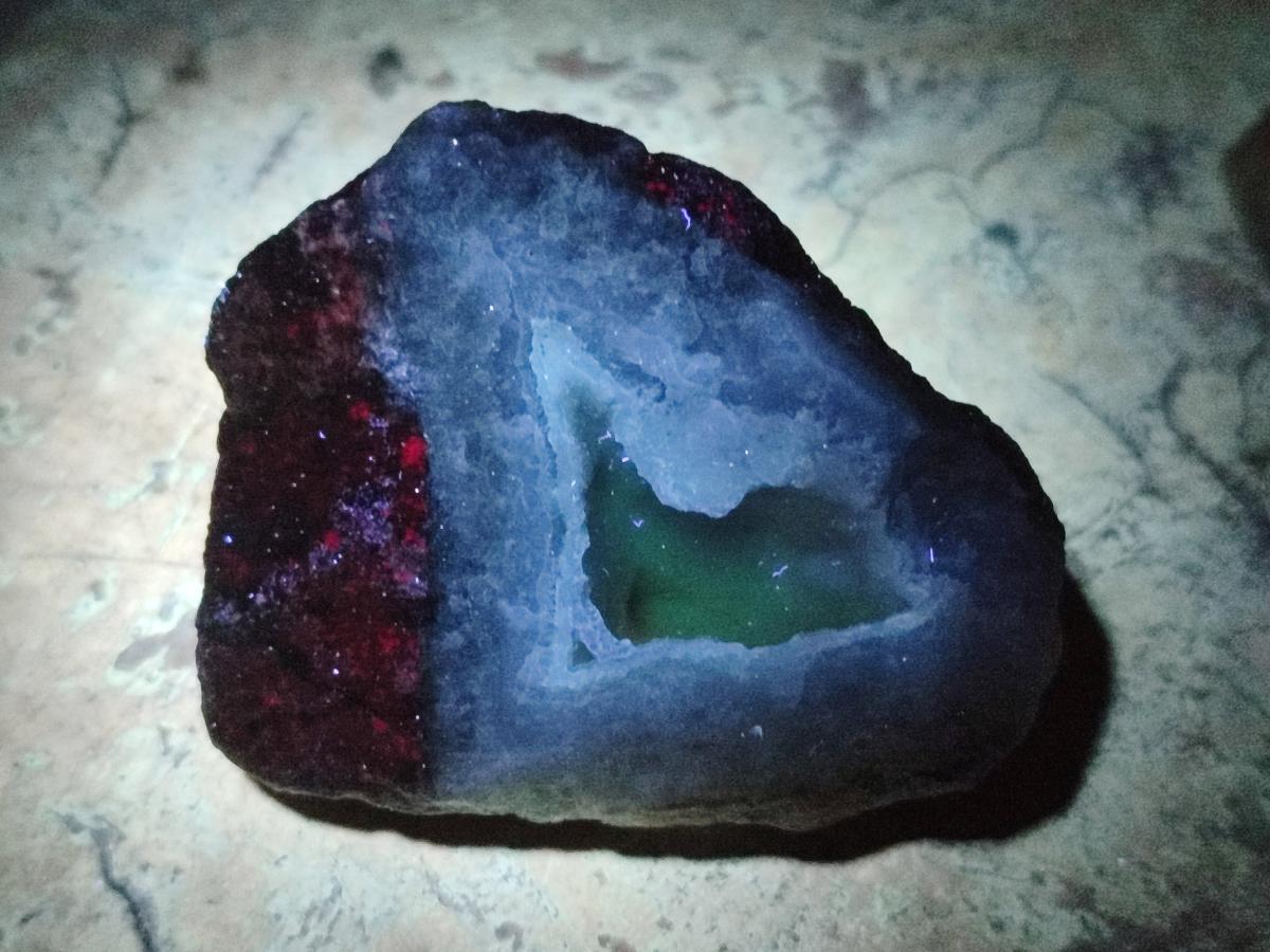 Natural Blue Lace Agate Geode Specimens x 24 From Nsanje, Malawi