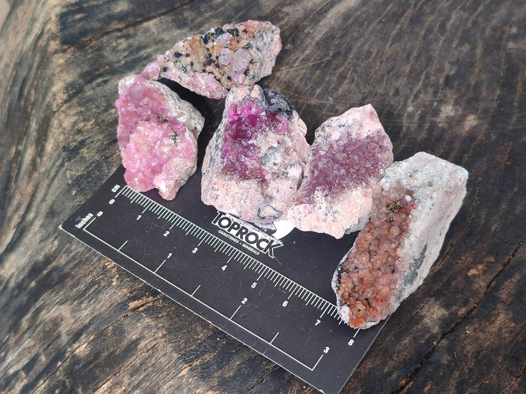 Natural Spherocobaltite Specimens x 25 From Mashamba West Mine, Congo