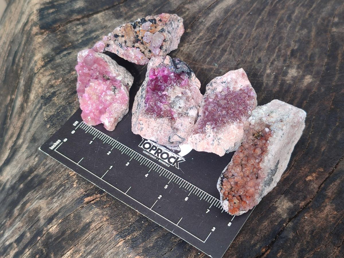 Natural Spherocobaltite Specimens x 25 From Mashamba West Mine, Congo