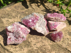 Natural Spherocobaltite Specimens x 25 From Mashamba West Mine, Congo
