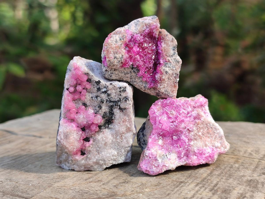 Natural Spherocobaltite Specimens x 25 From Mashamba West Mine, Congo
