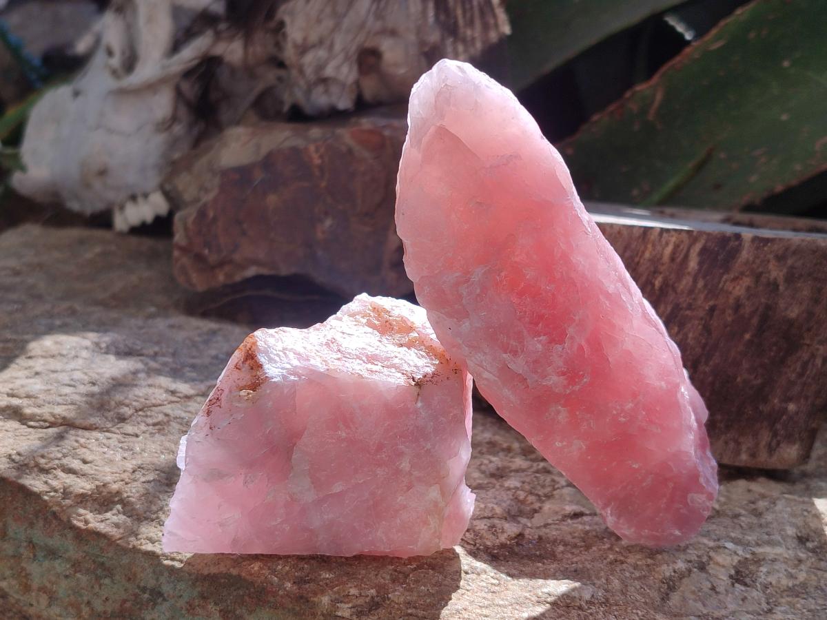 Natural Cobbed Rose Quartz Specimens x 6,34 Kg Lot From Northern Cape, South Africa