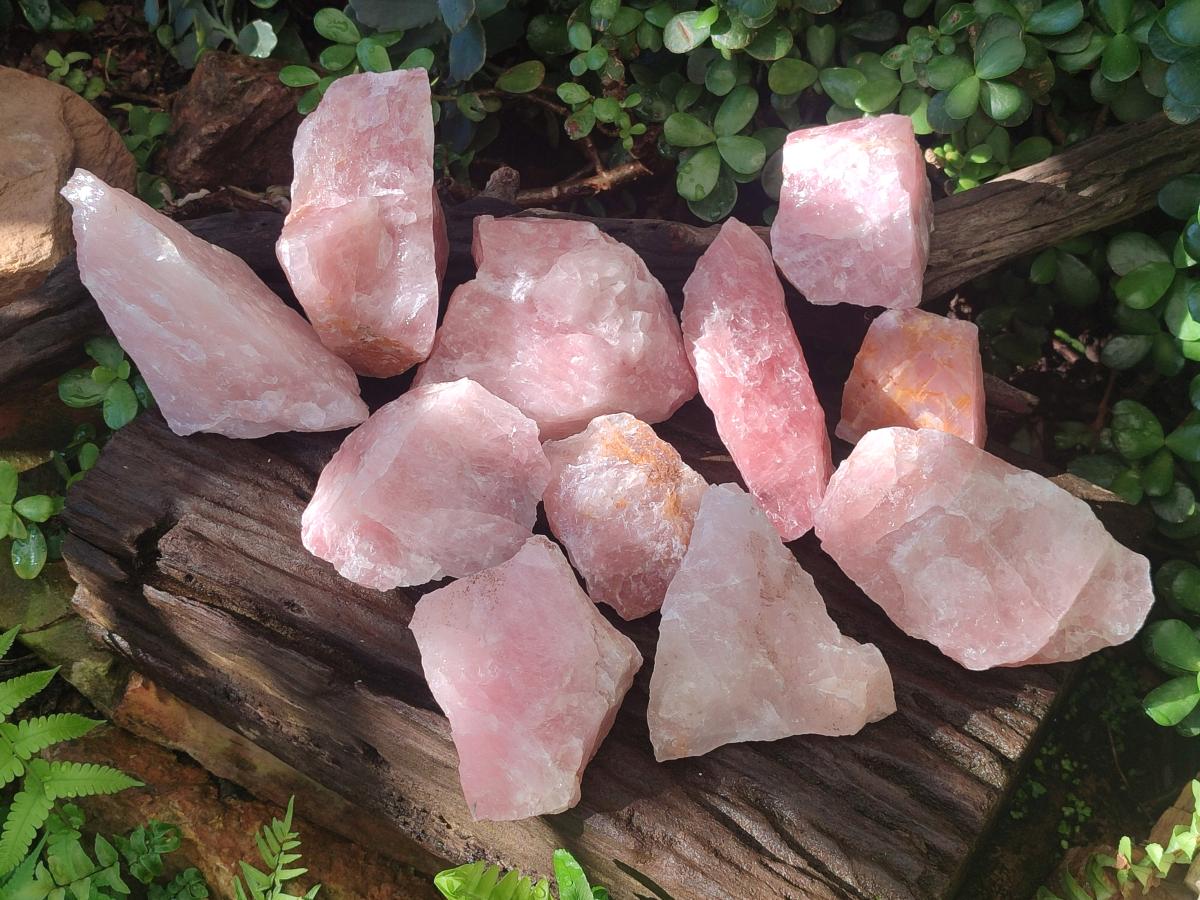Natural Cobbed Rose Quartz Specimens x 6,34 Kg Lot From Northern Cape, South Africa