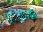 Natural Dioptase Specimens on Dolomite Matrix x 12 From Tantara Mine, Congo