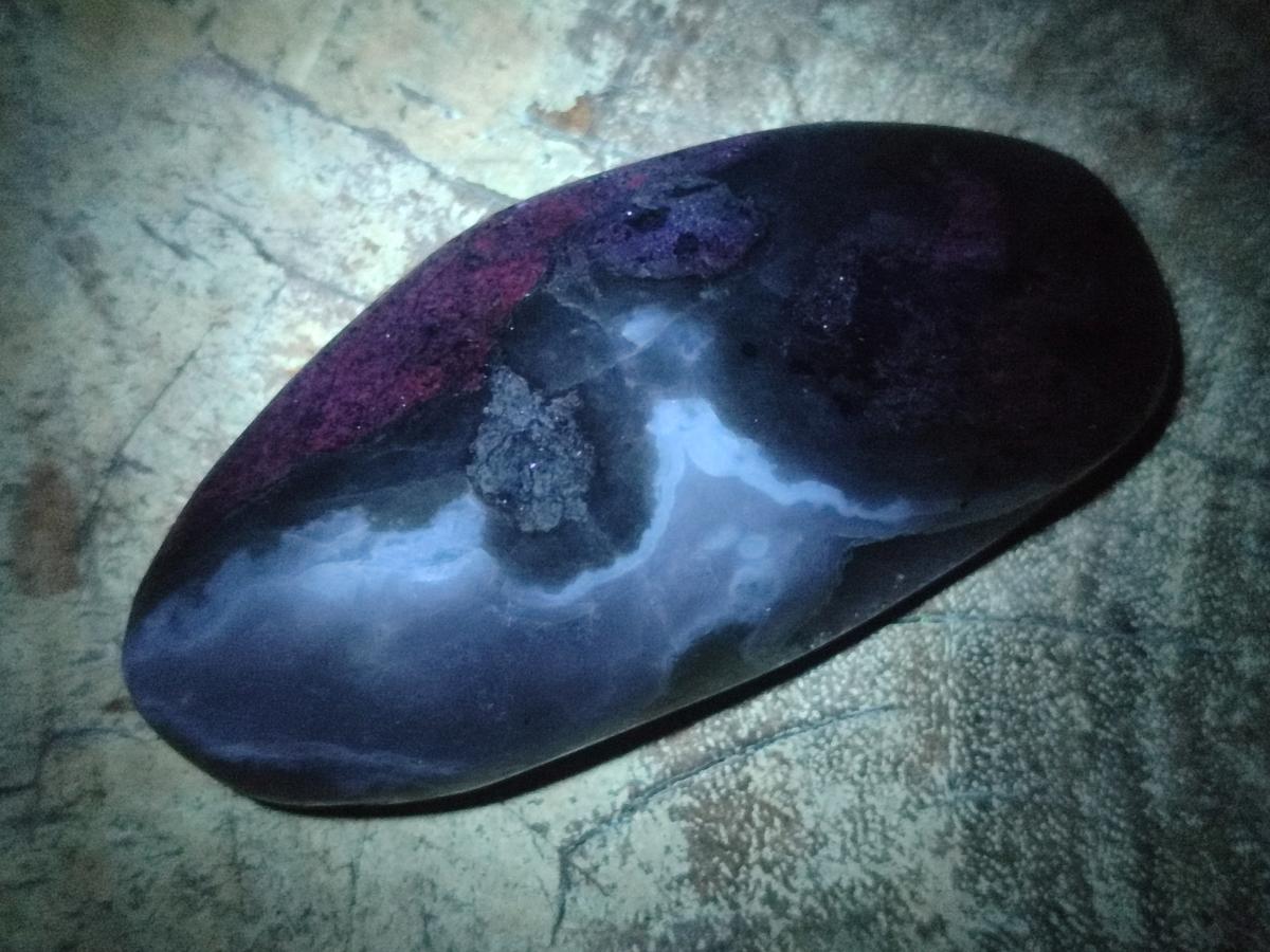 Polished and Natural Blue Lace Agate Free Forms x 6 From Nsanje, Malawi