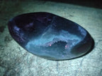 Polished and Natural Blue Lace Agate Free Forms x 6 From Nsanje, Malawi