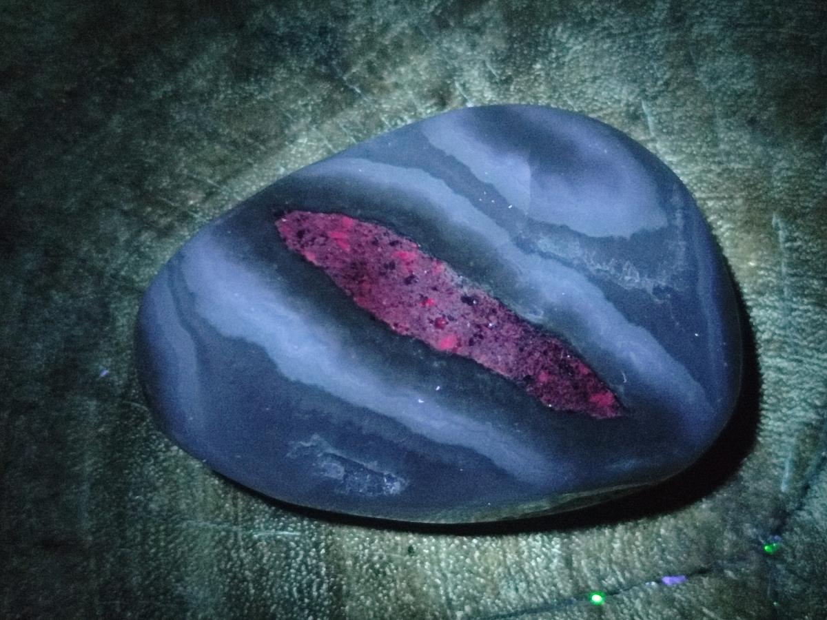 Polished and Natural Blue Lace Agate Free Forms x 6 From Nsanje, Malawi