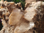 Natural Large Stacked Rhombohedral Calcite Cluster with Phosphorus Aragonite and Spearhead Sceptre Calcite Crystals x 1 From Albert's Mountain, Lesotho