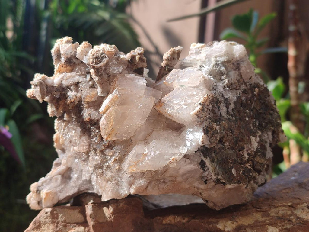 Natural Large Stacked Rhombohedral Calcite Cluster with Phosphorus Aragonite and Spearhead Sceptre Calcite Crystals x 1 From Albert's Mountain, Lesotho
