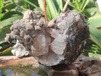 Natural Large Stacked Rhombohedral Calcite Cluster with Phosphorus Aragonite and Spearhead Sceptre Calcite Crystals x 1 From Albert's Mountain, Lesotho
