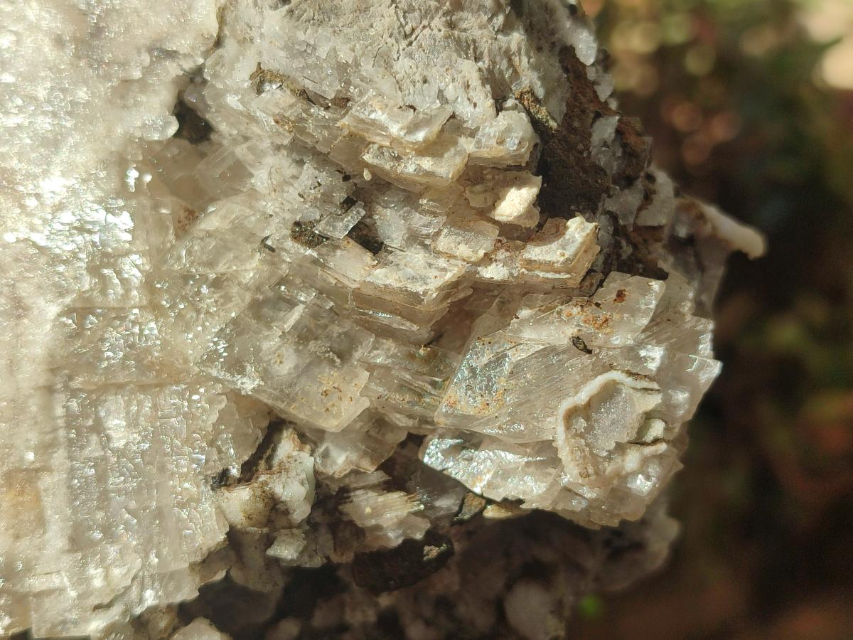 Natural Large Stacked Rhombohedral Calcite Cluster with Phosphorus Aragonite and Spearhead Sceptre Calcite Crystals x 1 From Albert's Mountain, Lesotho