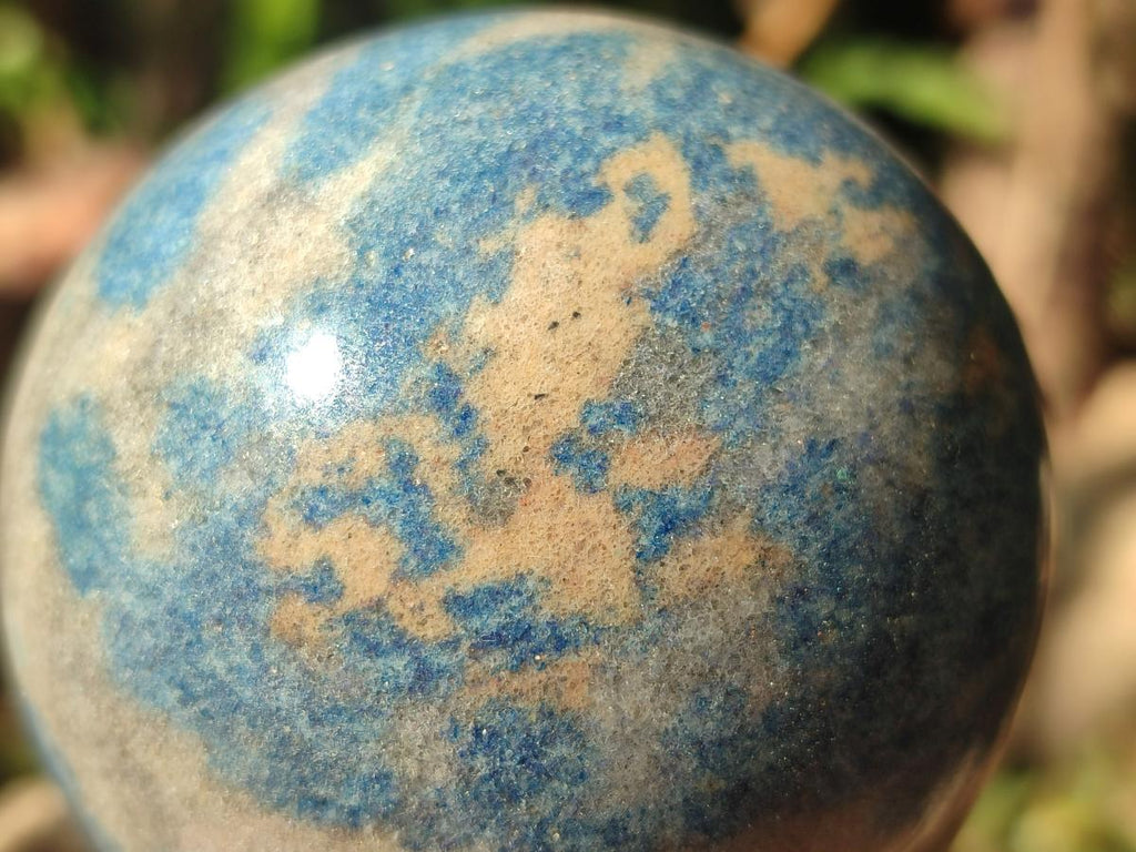 Polished Blue Spotted Spinel in Quartz Spheres x 6 From Madagascar