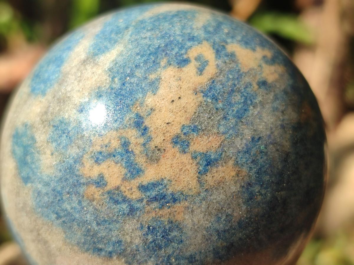 Polished Blue Spotted Spinel in Quartz Spheres x 6 From Madagascar