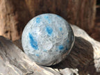 Polished Blue Spotted Spinel in Quartz Spheres x 6 From Madagascar