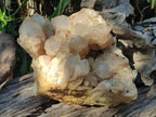 Natural Large Cascading White Phantom Smokey Luena Quartz Cluster x 1 From Luena, Congo