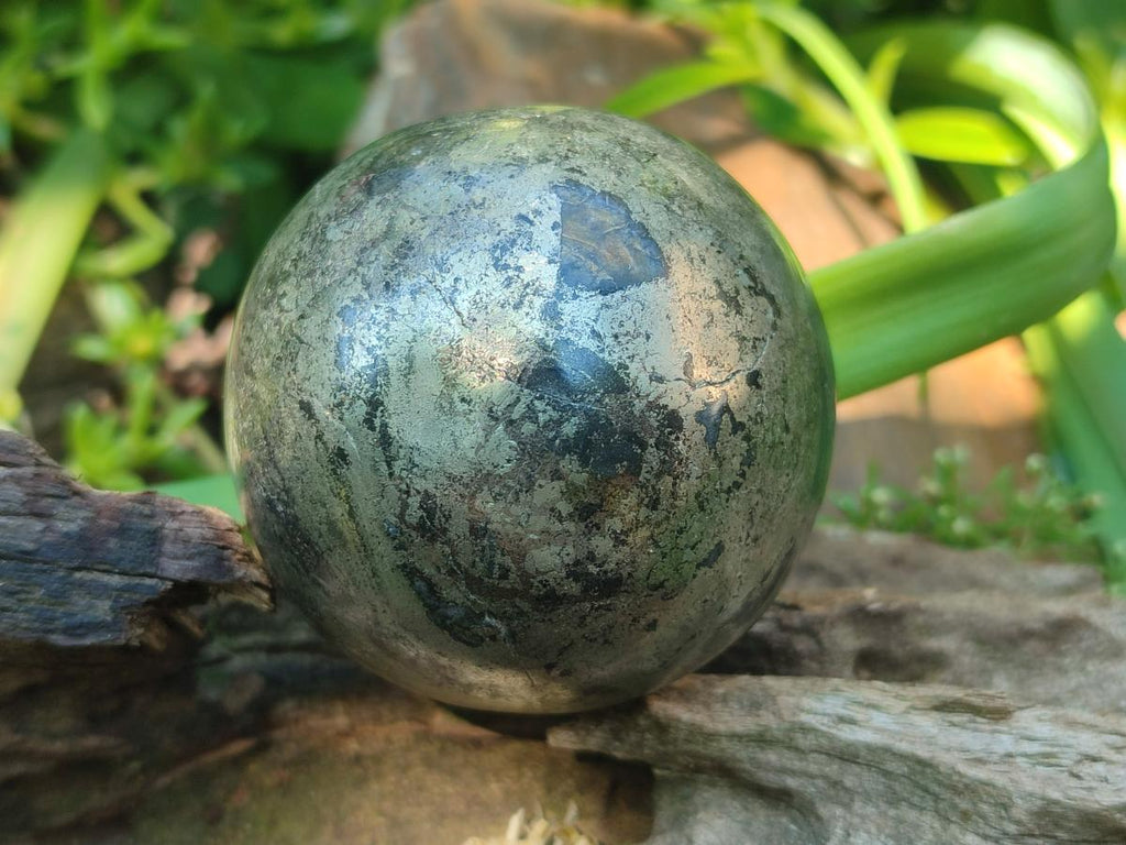 Polished Basalt Pharaoh Stone Spheres x 4 From Iron Duke Mine, Zimbabwe