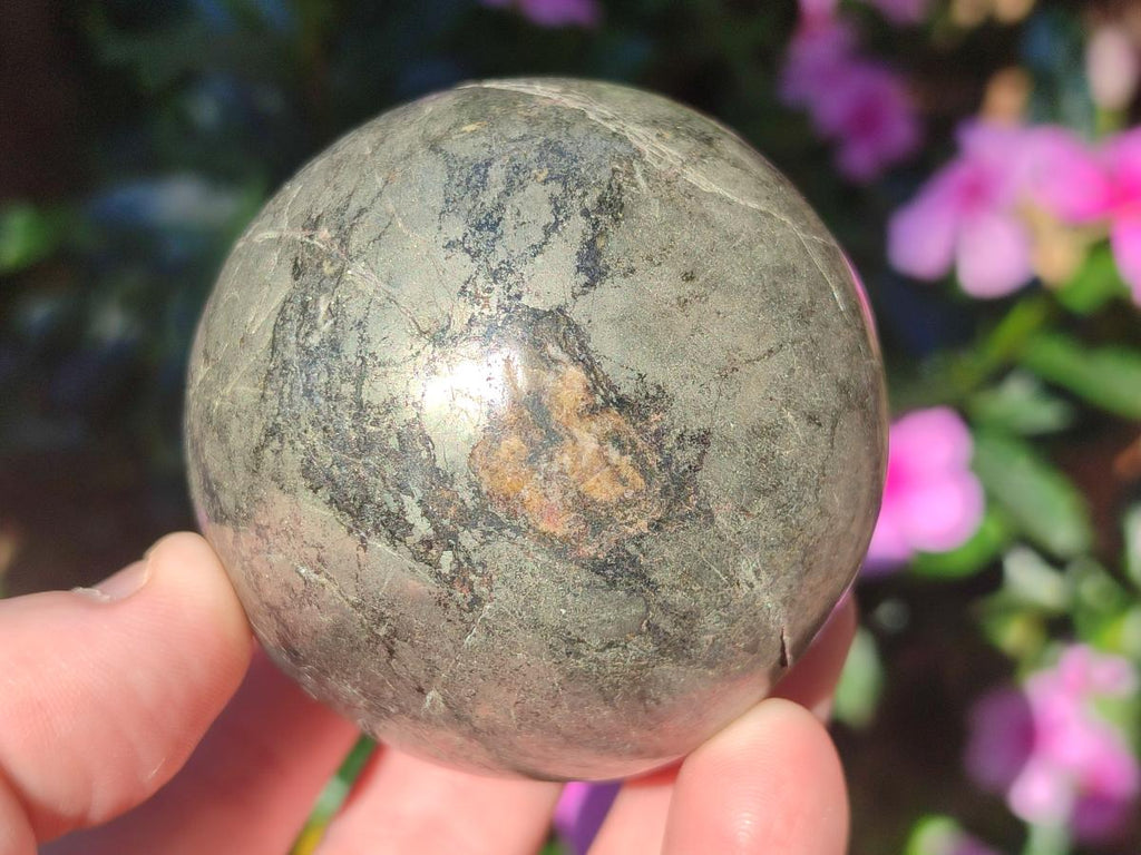 Polished Basalt Pharaoh Stone Spheres x 4 From Iron Duke Mine, Zimbabwe