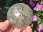 Polished Basalt Pharaoh Stone Spheres x 4 From Iron Duke Mine, Zimbabwe