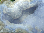 Natural Blue Lace Agate Geode Specimens x 3 From Nsanje, Malawi