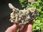 Natural Stacked Rhombohedral Calcite Clusters with Phosphorus Aragonite and Spearhead Crystals x 3 From Albert's Mountain, Lesotho