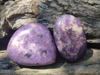 Polished Lepidolite Free Forms x 12 From Zimbabwe