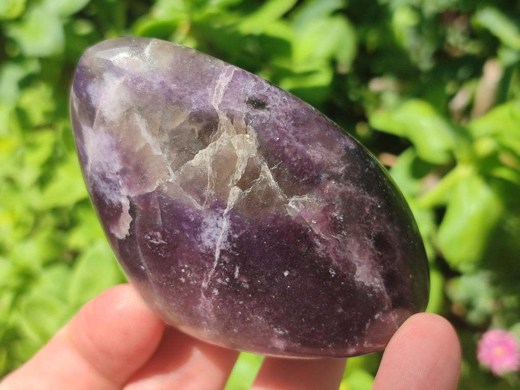 Polished Lepidolite Free Forms x 12 From Zimbabwe