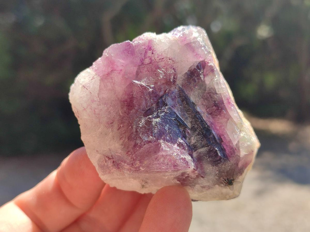 Natural Watermelon Fluorite Cobbed Specimens x 24 From Uis, Namibia