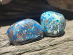 Polished Shattuckite Free Forms x 35 From Congo