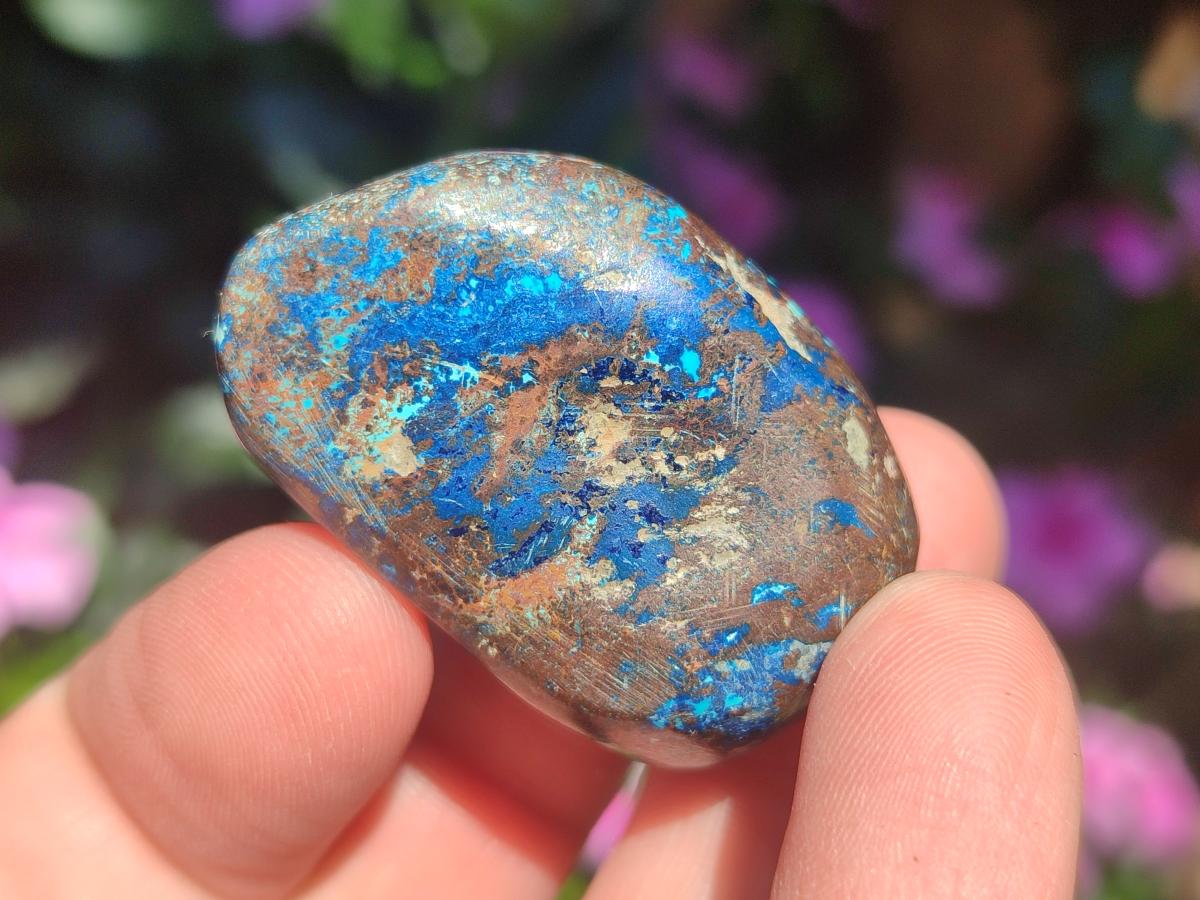 Polished Shattuckite Free Forms x 35 From Congo