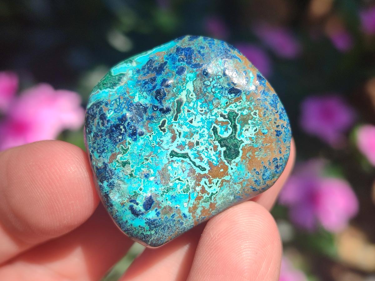 Polished Shattuckite Free Forms x 35 From Congo