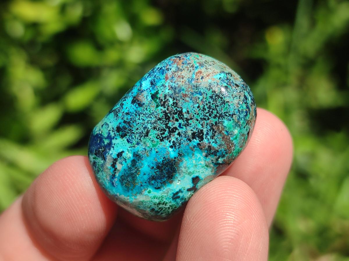 Polished Shattuckite Free Forms x 35 From Congo