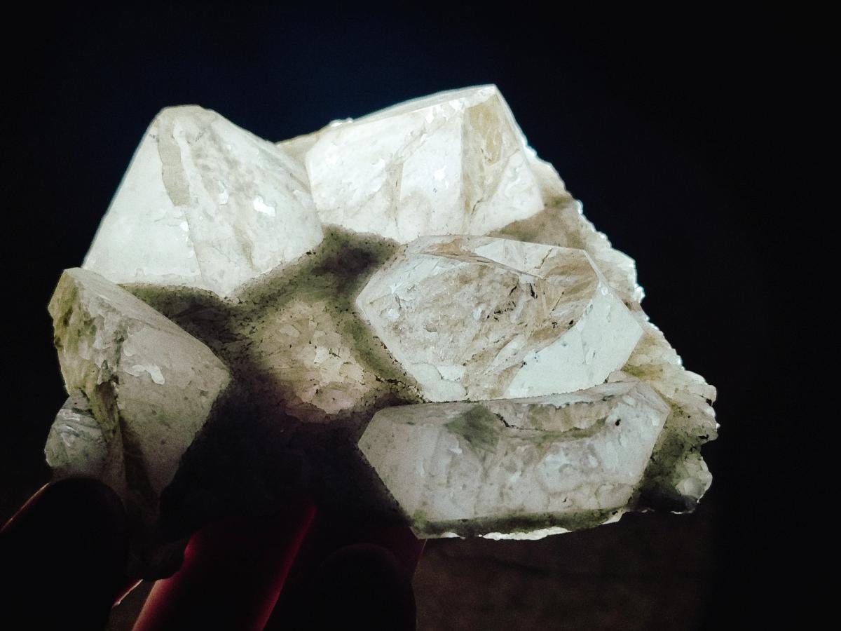 Natural Cascading "Anananas" Candle Quartz Clusters x 12 From Antsirabe, Madagascar