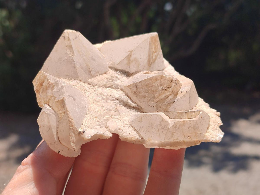 Natural Cascading "Anananas" Candle Quartz Clusters x 12 From Antsirabe, Madagascar