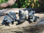 Natural Schorl Black Tourmaline Specimens x 12 From Erongo, Namibia