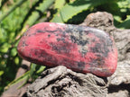 Polished Red Rhodesian Rhodonite Free Forms x 4 From Rhusinga, Zimbabwe