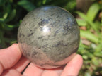 Polished Basalt Pharaoh Stone Spheres x 2 From Iron Duke Mine, Zimbabwe
