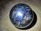 Polished Blue Iolite "Water Sapphire" Spheres x 3 From Madagascar
