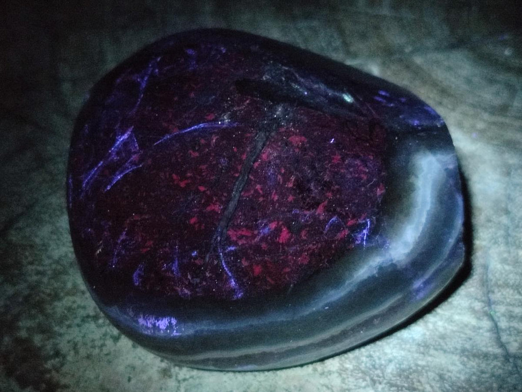 Polished Blue Lace Agate Standing Display Pieces x 3 From Nsanje, Malawi