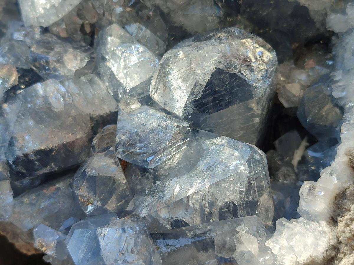 Natural Large Blue Celestite Specimen x 1 From Sakoany, Madagascar