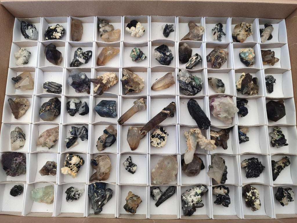 Natural Mix of Mineral Specimens x 70 From Erongo, Namibia