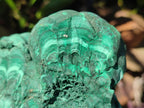 Natural Large Etched Botryoidal Malachite Specimen x 1 From Congo