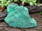 Natural Large Etched Botryoidal Malachite Specimen x 1 From Congo