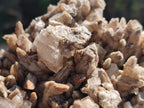 Natural Spearhead Calcite Cluster with Rhombohedral Crystals and Phosphorus Aragonite x 2 From Albert's Mountain, Lesotho