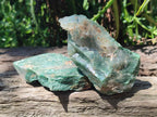 Natural Swazi Jade Cobbed Specimens x 12 From Swaziland