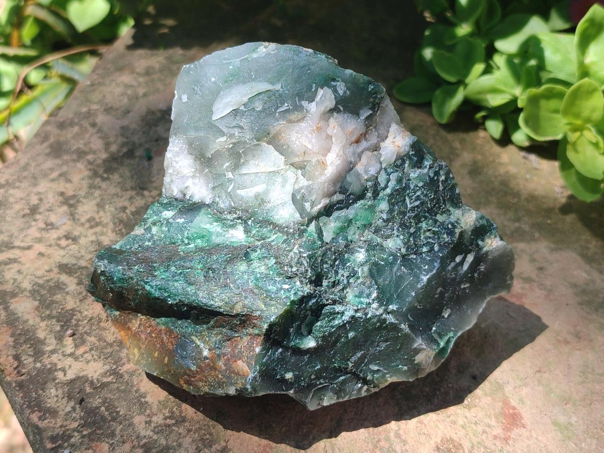 Natural Swazi Jade Cobbed Specimens x 12 From Swaziland