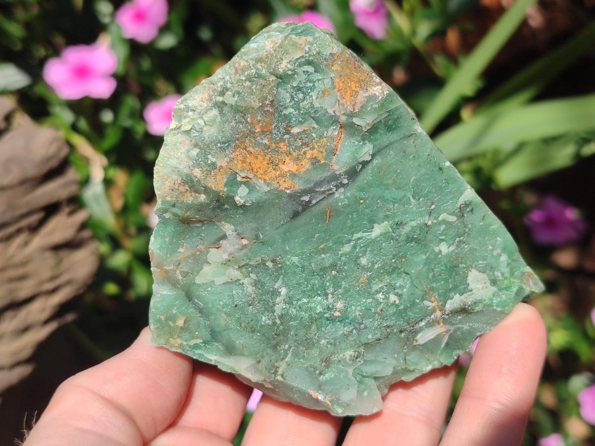 Natural Swazi Jade Cobbed Specimens x 12 From Swaziland